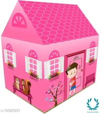  Studio Circus House Kids Tent - Free Size, Pink, Poly Cotton, Tent, MultiPack :1